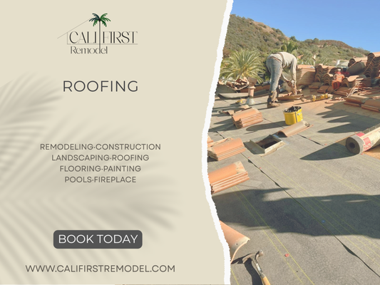 Roofing Installation & Repair - Protect your home across North Hollywood and Toluca Lake with our roofing expertise. Whether you need tile, shingle, or flat-roof installation, leak repair, or preventative maintenance, CaliFirst Remodel’s licensed roofers use premium underlayment, flashing, and ventilation for a weather-tight, energy-efficient roof.