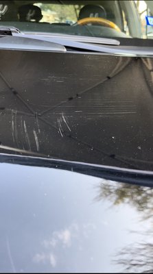 Scratch removal - Paint correction for this Lexus SUV. Hood only requested by customer Scratch removal - Paint correction for this Lexus SUV. Hood only requested by customer