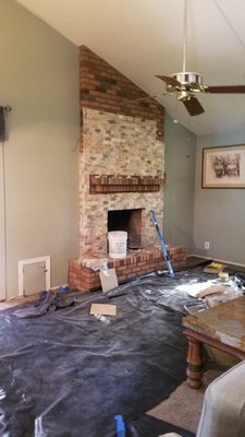 We Do Custom Stone Facades - We do interior and exterior stone facades, pavers, concrete pavers, and stone pavers.