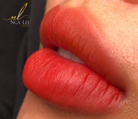 Dazzling Lips Technique - In the world of beauty, enhancing the lip color after scabbing is perhaps one of the most daunting challenges for PMU artists. But fear not, Master Nga Lee has dedicated years to studying lips and luckily, we’ve been able to access cutting-edge international knowledge on lip structure, pigment chemistry, color theory, machine and needle physics. And thus, the Dazzling Lips technique was born – specialized yet incredibly easy to apply. Dazzling Lips Technique - In the world of beauty, enhancing the lip color after scabbing is perhaps one of the most daunting challenges for PMU artists. But fear not, Master Nga Lee has dedicated years to studying lips and luckily, we’ve been able to access cutting-edge international knowledge on lip structure, pigment chemistry, color theory, machine and needle physics. And thus, the Dazzling Lips technique was born – specialized yet incredibly easy to apply.
