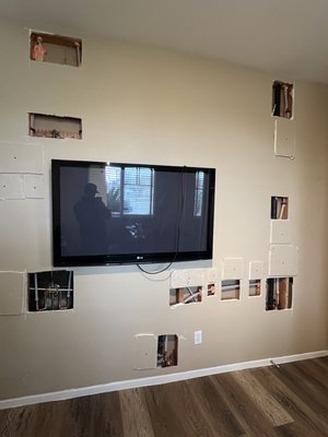 Repipe - This Whole home water distribution system was done due to our customer having a slab leak in the ground.  They chose to repipe their home so they wouldn't have to deal with any more leaks in the future. We give long warranties and piece of mind for our customers.