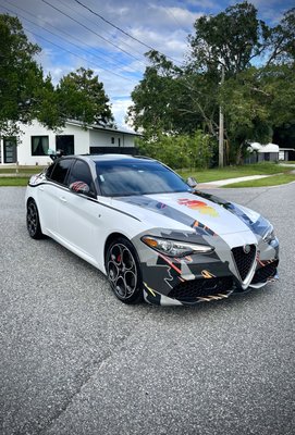 Partial Wrap - Customize your vehicle with partial wrap.