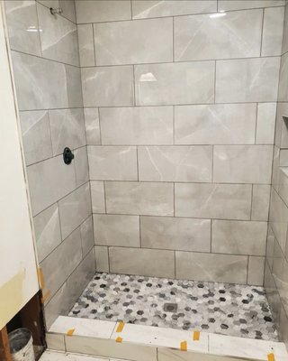 Tub/Shower fire glass replacement - Tub/Shower fire glass replacement for stand up tile shower