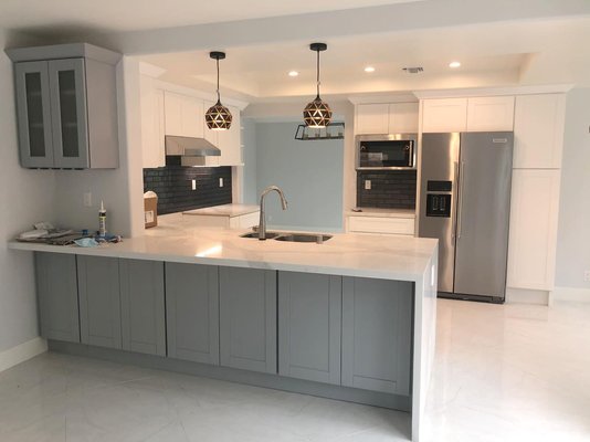 Kitchen Remodels - We offer a full line of Kitchen cabinets, marble, granite or Quartz stone custom made counter tops and professional installation and more. With so many decisions to make, it helps to have a professional to consult with. We can help you make informed choices to give you a room you will be pleased with for years to come. We pride ourselves in carrying the top name brands at discounted prices. Being an authorized distributor, we have access to the largest products lines from top name manufacturers.