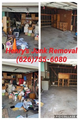 Garage Clean Out - This was a garage clean out completed recently. This garage was packed with unwanted junk for over 20 years. At Henry's Junk Removal Service we did the hauling and clean out service within a day. Give us a call for all your junk removal needs. At Henry's we guarantee excellent customer service and stand behind our reputation for being on time, reliable and competitive prices.
Henry's Junk Removal Garage Clean Out - This was a garage clean out completed recently. This garage was packed with unwanted junk for over 20 years. At Henry's Junk Removal Service we did the hauling and clean out service within a day. Give us a call for all your junk removal needs. At Henry's we guarantee excellent customer service and stand behind our reputation for being on time, reliable and competitive prices.
Henry's Junk Removal