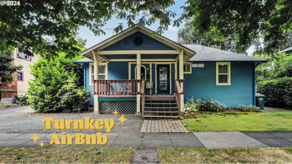 Turnkey Airbnb in Eugene! - We strive to provide complete care with your Real Estate Concerns thereby achieving our goal as Your Personal Real Estate Expert for Life! As a Buyer's Agent we spend time; introducing buyers to lenders, emailing properties before they hit the common market giving our buyer's an edge over other buyers, making appointments, showing listings that match buyer's requirements, to list just a few. Some of our duties as your broker is to use our professional knowledge and tools to find you a house that meets your needs. Secondly, we will guide you through the offer process. Lastly, we will be representing your interests throughout this process and negotiating on your behalf. home purchase is a very important decision; you see the importance of having a team of professionals, like us, representing you. While working with you, we will ask for some specific duties from you as well; like providing us with updated financial information needed to get your offer accepted and if you see ads, signs, open houses, FSBO's, new construction or website ads you will contact us first so that we can represent you to those Sellers. Let us just add, we get so many calls from Buyers on our listings who are already working with agents. They say they don't want to "bother" their agent or "waste" their time, you are NOT wasting our time! We never want you to feel like you cannot call us for information on a property, that is why you want to be our client. Let us do the heavy lifting for you! Turnkey Airbnb in Eugene! - We strive to provide complete care with your Real Estate Concerns thereby achieving our goal as Your Personal Real Estate Expert for Life! As a Buyer's Agent we spend time; introducing buyers to lenders, emailing properties before they hit the common market giving our buyer's an edge over other buyers, making appointments, showing listings that match buyer's requirements, to list just a few. Some of our duties as your broker is to use our professional knowledge and tools to find you a house that meets your needs. Secondly, we will guide you through the offer process. Lastly, we will be representing your interests throughout this process and negotiating on your behalf. home purchase is a very important decision; you see the importance of having a team of professionals, like us, representing you. While working with you, we will ask for some specific duties from you as well; like providing us with updated financial information needed to get your offer accepted and if you see ads, signs, open houses, FSBO's, new construction or website ads you will contact us first so that we can represent you to those Sellers. Let us just add, we get so many calls from Buyers on our listings who are already working with agents. They say they don't want to "bother" their agent or "waste" their time, you are NOT wasting our time! We never want you to feel like you cannot call us for information on a property, that is why you want to be our client. Let us do the heavy lifting for you!