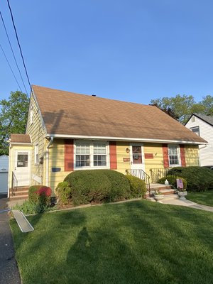 Exterior paint - This house was completely painted by our team washed prepared and painted Exterior paint - This house was completely painted by our team washed prepared and painted