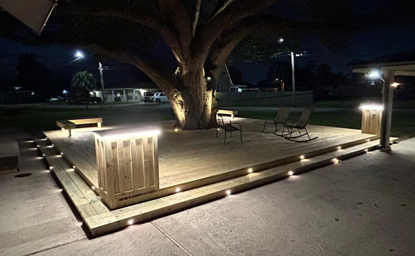 Deck Overhaul - Check out this recent deck overhaul. The team demoed the existing deck and constructed this raised platform deck with treated lumber, seating and lighting. This transformation created a cozy area to relax and unwind right as the weather is cooling down to enjoy.
Do you have a space that needs some TLC? We are here for your interior and exterior needs. Licensed and insured. Deck Overhaul - Check out this recent deck overhaul. The team demoed the existing deck and constructed this raised platform deck with treated lumber, seating and lighting. This transformation created a cozy area to relax and unwind right as the weather is cooling down to enjoy.
Do you have a space that needs some TLC? We are here for your interior and exterior needs. Licensed and insured.