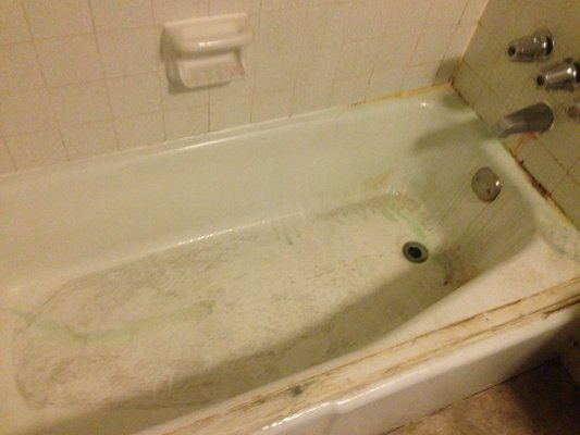 Shower Restorations and Hard water removal - We have done many shower and restroom restorations over the years. These restorations bring what is old and abused back to life again without replacement.  Look at more Photo's on yelp to get a better idea what we can do