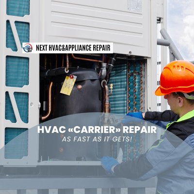 HVAC «Carrier» repair - • Heat exchanger limit thermostat replacement 
• Gas valve adjustment 
• Carbon monoxide test