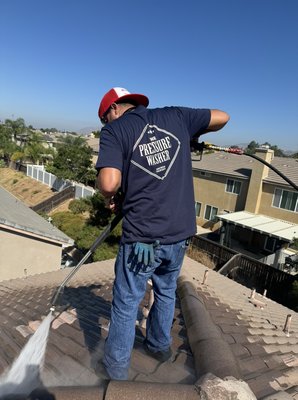 Roof Clean - Clay roof tile cleaning in Moreno Valley, CA Roof Clean - Clay roof tile cleaning in Moreno Valley, CA