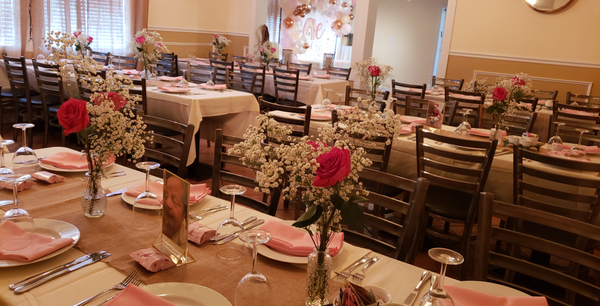 Baby Shower - Having a Baby Shower let us cater your special event in our intimate event space Baby Shower - Having a Baby Shower let us cater your special event in our intimate event space
