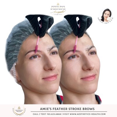 Nano Feather Stroke Brows - Aesthetics Health Feather Stroke Brows is a semi-permanent eyebrow tattoo procedure that uses a nano-needle to place pigment into the surface of the skin. The line strokes very closely mimic the look and detail of actual brow hairs, creating a softer, natural-looking brow. Nano Feather Stroke Brows - Aesthetics Health Feather Stroke Brows is a semi-permanent eyebrow tattoo procedure that uses a nano-needle to place pigment into the surface of the skin. The line strokes very closely mimic the look and detail of actual brow hairs, creating a softer, natural-looking brow.