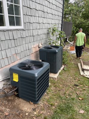 Don’t have the money to replace the entire system just do the outdoor units for half the cost - Gotta broken outdoor unit  then replace it not the entire system