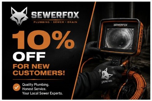 Portfolio - Check out our current Sewer Fox specials and savings! From discounted drain cleaning to free camera inspections and exclusive customer discounts, we’re here to provide honest, reliable plumbing service at a great value. Portfolio - Check out our current Sewer Fox specials and savings! From discounted drain cleaning to free camera inspections and exclusive customer discounts, we’re here to provide honest, reliable plumbing service at a great value.
