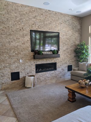 Great Room Theater System Upgrade and Remodel - A complete remodel and sound system upgrade of an old early 90's living room. Great Room Theater System Upgrade and Remodel - A complete remodel and sound system upgrade of an old early 90's living room.