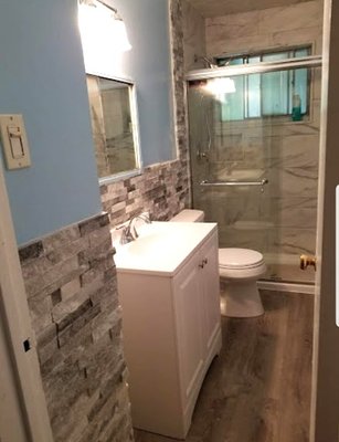 Northhampton Pa bathroom remodel - From start to finish this project took 2 days. We had to move fast with this being the only bathroom in home! Northhampton Pa bathroom remodel - From start to finish this project took 2 days. We had to move fast with this being the only bathroom in home!