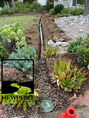 Emergency Drain system - Residential drainage systems remove excess water from residential areas. This system helps whisk water away from walkways, driveways, and roofs to avoid flooding.