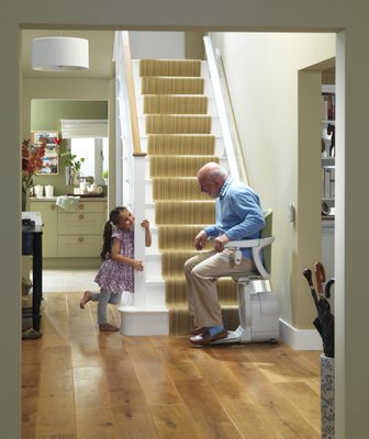 Stair Lifts - Stair lifts are a cost-effective and construction-free way of gaining independence throughout your entire home.Attaching directly to your stair treads, stair lifts fold out of the way when not in use, allowing a safe passageway for those walking up or down the stairs. Arrow Lift has helped thousands of customers regain access to their entire home with professional stair lift installation, and we would love to help you do the same. Stair Lifts - Stair lifts are a cost-effective and construction-free way of gaining independence throughout your entire home.Attaching directly to your stair treads, stair lifts fold out of the way when not in use, allowing a safe passageway for those walking up or down the stairs. Arrow Lift has helped thousands of customers regain access to their entire home with professional stair lift installation, and we would love to help you do the same.