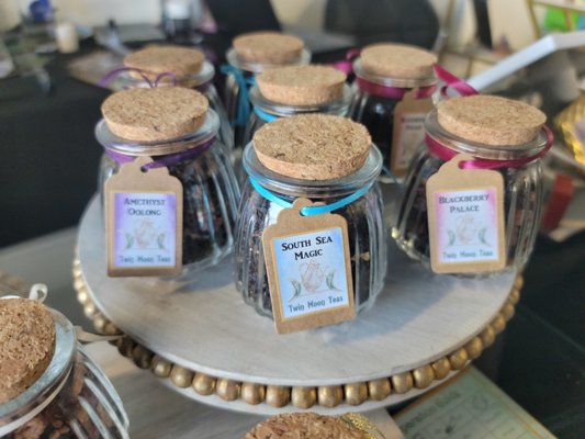 Twin Moon Teas - Stop in to enjoy a sample tasting of our Twin Moon Teas. Twin Moon Teas - Stop in to enjoy a sample tasting of our Twin Moon Teas.