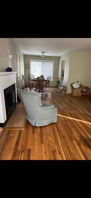 House repaint/floor refinish - Our team successfully transformed the space by repainting and refinishing the floor, providing a fresh and revitalized look. The customer expressed satisfaction with the results, appreciating the enhanced aesthetics and overall quality of the job. House repaint/floor refinish - Our team successfully transformed the space by repainting and refinishing the floor, providing a fresh and revitalized look. The customer expressed satisfaction with the results, appreciating the enhanced aesthetics and overall quality of the job.