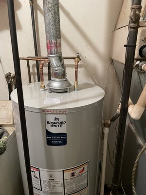Happy Friday - Supply and install new water heater and valve