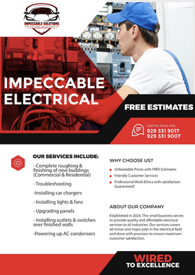 Services - Our Services Include: troubleshooting, installing car chargers, lights & fans, upgrading panels, installing outlets & switches, and powering up AC condensers Services - Our Services Include: troubleshooting, installing car chargers, lights & fans, upgrading panels, installing outlets & switches, and powering up AC condensers
