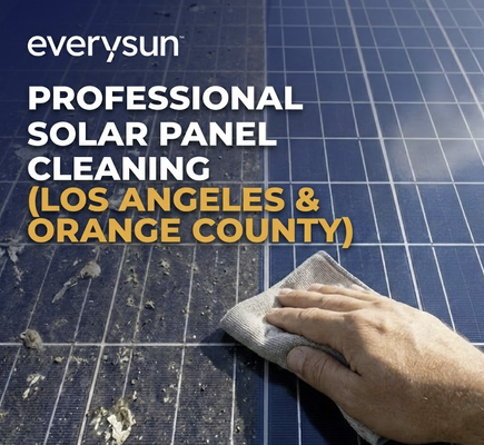 Professional Solar Panel Cleaning 2026 - This project involved a full professional solar panel cleaning for a residential property. Over time, dust, pollen, and environmental debris had built up on the panels, reducing their efficiency.
Our team used specialized, non-abrasive equipment and purified water to safely clean the panels without damaging the surface or mounting system. After cleaning, the system was restored to optimal performance, helping the homeowner maximize energy production and long-term savings.
The project was completed efficiently, safely, and with full attention to roof and system protection. Professional Solar Panel Cleaning 2026 - This project involved a full professional solar panel cleaning for a residential property. Over time, dust, pollen, and environmental debris had built up on the panels, reducing their efficiency.
Our team used specialized, non-abrasive equipment and purified water to safely clean the panels without damaging the surface or mounting system. After cleaning, the system was restored to optimal performance, helping the homeowner maximize energy production and long-term savings.
The project was completed efficiently, safely, and with full attention to roof and system protection.