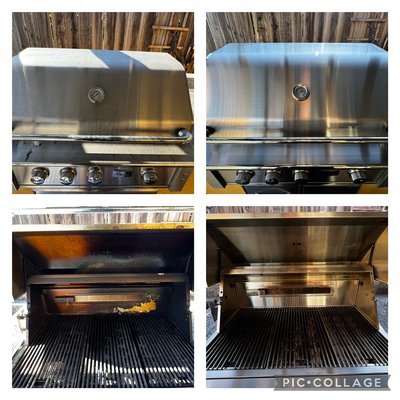 Recent Grill Cleanings - Attached are photos of some of our more recent jobs the cleaning they got and the cost of the cleaning Recent Grill Cleanings - Attached are photos of some of our more recent jobs the cleaning they got and the cost of the cleaning