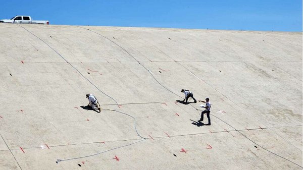 Prado Dam Restoration Updates! - Finally after 10 years, the Prado Dam Mural is starting the painting for its restoration!! Today, Tuesday April 4th, they started the layout of the original design, "200 Years of Freedom". Tomorrow, Wednesday April 5th they will start the red paint, then continue to the layout of the Liberty Bell. The team expects to take 3-4 weeks for a finished product, weather permitted.
Our Team at Veteran Air, is honored to be the Main Title sponsor for the restoration of the Prado Dam Bicentennial Mural!! Prado Dam Restoration Updates! - Finally after 10 years, the Prado Dam Mural is starting the painting for its restoration!! Today, Tuesday April 4th, they started the layout of the original design, "200 Years of Freedom". Tomorrow, Wednesday April 5th they will start the red paint, then continue to the layout of the Liberty Bell. The team expects to take 3-4 weeks for a finished product, weather permitted.
Our Team at Veteran Air, is honored to be the Main Title sponsor for the restoration of the Prado Dam Bicentennial Mural!!