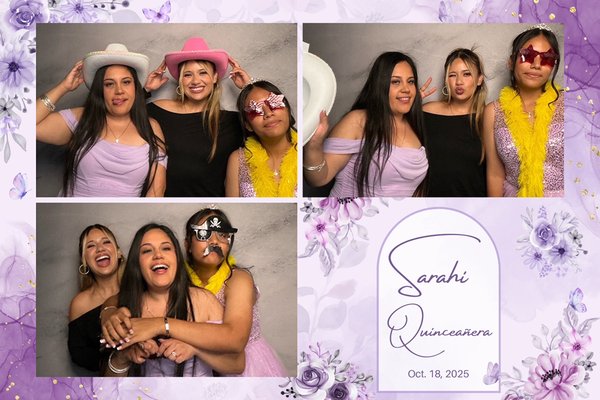Quinceañera - Sharing a few pictures from an amazing and fun quinceañera event last Oct 18, 2025. All the guests were having fun at the booth, utilizing all the props and all features of the booth. Quinceañera - Sharing a few pictures from an amazing and fun quinceañera event last Oct 18, 2025. All the guests were having fun at the booth, utilizing all the props and all features of the booth.