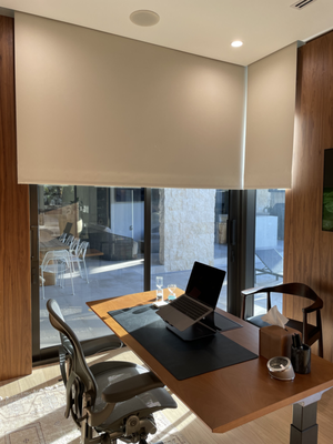 Home Office - Blackout Shades - Looking for more privacy for your home office? Look no further! ShadeMonster blackout shades have many benefits, including increased privacy, glare reduction, and UV protection. With many colors and fabrics to choose from, you'll be sure to find the right style for any space. Maximize your productivity with ShadeMonster custom window treatments.
Call us today for a free quote! Home Office - Blackout Shades - Looking for more privacy for your home office? Look no further! ShadeMonster blackout shades have many benefits, including increased privacy, glare reduction, and UV protection. With many colors and fabrics to choose from, you'll be sure to find the right style for any space. Maximize your productivity with ShadeMonster custom window treatments.
Call us today for a free quote!