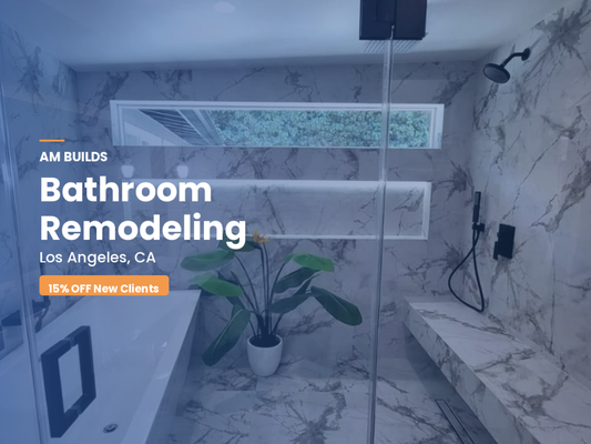 Bathroom Remodeling - Transform your bathroom into a clean, modern, and functional space built to last.
We specialize in full bathroom remodeling, including custom showers, tile work, vanities, and high-quality finishes.
Our team focuses on clear communication, clean work, and delivering results with no surprises.
Serving Los Angeles with free estimates and 15% OFF for new clients. Bathroom Remodeling - Transform your bathroom into a clean, modern, and functional space built to last.
We specialize in full bathroom remodeling, including custom showers, tile work, vanities, and high-quality finishes.
Our team focuses on clear communication, clean work, and delivering results with no surprises.
Serving Los Angeles with free estimates and 15% OFF for new clients.