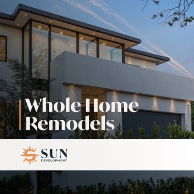 Whole Home Remodels - A whole home remodel is your opportunity to start fresh without moving. At Sun Development, we help homeowners in Los Angeles transform their entire living space, combining functionality, comfort, and clean, modern design.