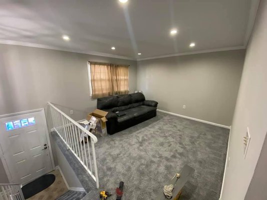 Basement, Living room and Stairs ways renovation.! - Walls and carpet renovation.! Basement, Living room and Stairs ways renovation.! - Walls and carpet renovation.!
