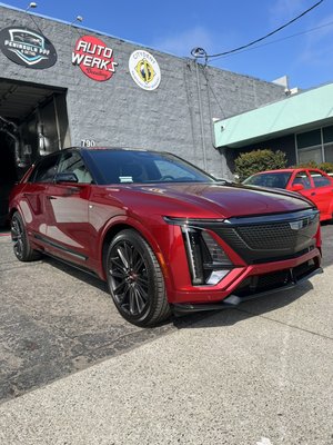 2025 Cadillac Lyriq V
Full Front Paint Protection Film
Full Exterior Ceramic Coating - Full Front XPEL PPF Package
-hood
-bumper
-front fenders
-mirror caps 2025 Cadillac Lyriq V
Full Front Paint Protection Film
Full Exterior Ceramic Coating - Full Front XPEL PPF Package
-hood
-bumper
-front fenders
-mirror caps