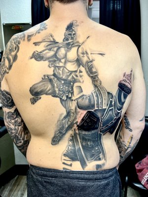 Artist Dan Bires Portfolio - "Explore the Inked Chronicles: A Visual Journey of Artistic Mastery
Welcome to the Tattoo Savior Portfolio, where every image tells a story etched in ink. Immerse yourself in a realm where creativity knows no bounds and expression reigns supreme. From intricate designs to bold statements, our portfolio showcases a diverse array of styles, each meticulously crafted by our skilled artisans.
Discover the depth of our artistic prowess as you browse through a tapestry of tattoos that transcend boundaries and capture the essence of individuality. Whether you seek inspiration or are ready to embark on your own ink adventure, let our portfolio be your guide.
Each tattoo is more than just ink on skin; it's a testament to our commitment to excellence and the enduring bond between artist and canvas. Join us as we celebrate the art of self-expression, one masterpiece at a time." Artist Dan Bires Portfolio - "Explore the Inked Chronicles: A Visual Journey of Artistic Mastery
Welcome to the Tattoo Savior Portfolio, where every image tells a story etched in ink. Immerse yourself in a realm where creativity knows no bounds and expression reigns supreme. From intricate designs to bold statements, our portfolio showcases a diverse array of styles, each meticulously crafted by our skilled artisans.
Discover the depth of our artistic prowess as you browse through a tapestry of tattoos that transcend boundaries and capture the essence of individuality. Whether you seek inspiration or are ready to embark on your own ink adventure, let our portfolio be your guide.
Each tattoo is more than just ink on skin; it's a testament to our commitment to excellence and the enduring bond between artist and canvas. Join us as we celebrate the art of self-expression, one masterpiece at a time."