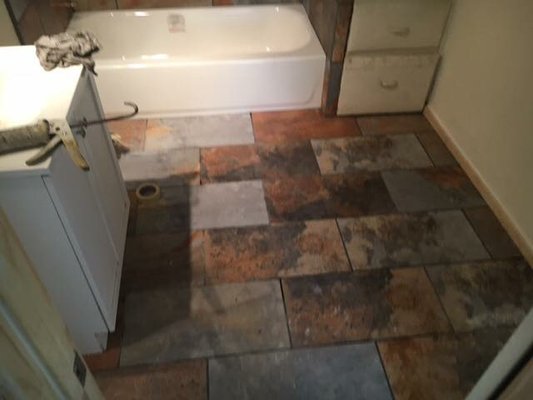 Bathroom tile - This restroom needed some new flooring and wall tile so we did just that and now it looks better than ever Bathroom tile - This restroom needed some new flooring and wall tile so we did just that and now it looks better than ever