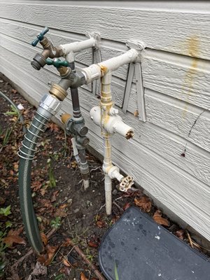 Installation of new 3/4 inch ball vavle and pressure regulator form home - This job was done in an apartment unit with separate cables for each unit. Installation of new 3/4 inch ball vavle and pressure regulator form home - This job was done in an apartment unit with separate cables for each unit.