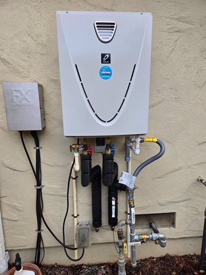 Tankless Water Heaters - Tired of waiting for hot water in the mornings? When it comes to tankless water heaters, we trust Navien and Rinnai--and so can you! If you're considering an upgrade, call us to schedule a free estimate. Our dispatch team is ready! Tankless Water Heaters - Tired of waiting for hot water in the mornings? When it comes to tankless water heaters, we trust Navien and Rinnai--and so can you! If you're considering an upgrade, call us to schedule a free estimate. Our dispatch team is ready!