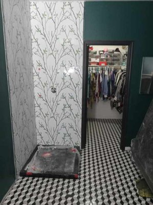 Bathroom tile work - This was a complete bathroom remodel. Here I’m just showing tile installation of shower walls and bathroom floor. Bathroom tile work - This was a complete bathroom remodel. Here I’m just showing tile installation of shower walls and bathroom floor.