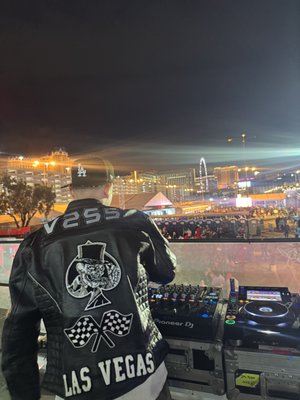 Custom Leather Jacket - Showcasing intricate designs, including a striking skull and spade motif, checkered flags, and bold ‘Las Vegas’ lettering, this custom leather jacket highlights our dedication to exceptional craftsmanship. We design with trendsetters in mind, we pride ourselves on creating high-quality statement pieces that set the standard for bold, stylish fashion.