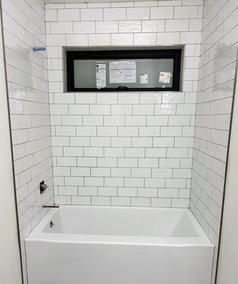 Subway Shower Options! - Please reach out if you have questions concerning subway tile installs, there are so many variations to do! Subway Shower Options! - Please reach out if you have questions concerning subway tile installs, there are so many variations to do!