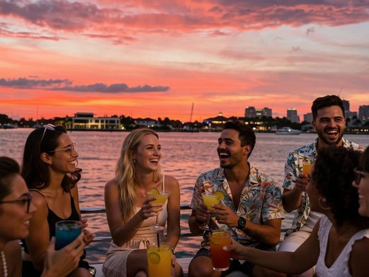 Miami Sunset Cruises - Miami Sunset Cruises | Skyline Views, Golden Hour & Unforgettable Evenings

Experience Miami at its most breathtaking aboard Miami Sunset Cruises. As the sun dips below the horizon, watch the city transform into a glowing panorama of golden skies, shimmering waters, and illuminated skyline views.

Our sunset cruises glide through beautiful Biscayne Bay, offering front-row seats to Miami’s most iconic scenery — from dazzling waterfront vistas to celebrity homes and tropical coastal views.