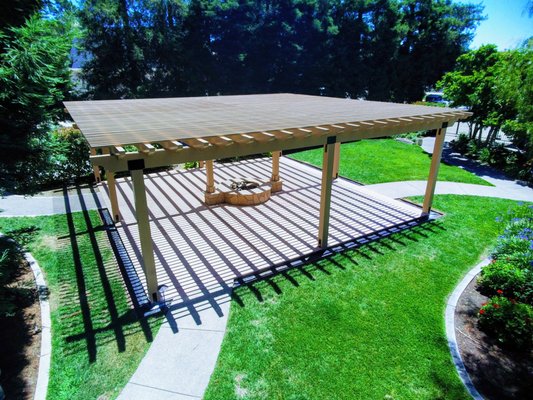 Pergola - This was a backyard pergola with a firepit