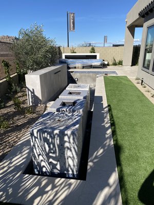 Interior finish in Sereno Community. - This interior was done in the Community of Sereno Canyon at the Villas. The finish interior was Pebble Sheen Blue Granite by Pebble Technology. Interior finish in Sereno Community. - This interior was done in the Community of Sereno Canyon at the Villas. The finish interior was Pebble Sheen Blue Granite by Pebble Technology.