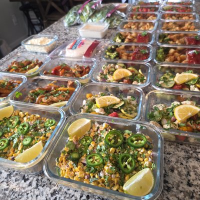 Meal Prep Services - Our weekly meal prep service brings fresh, chef-prepared meals right to your fridge. We handle everything from menu planning and grocery shopping to cooking and cleanup, so you can enjoy more time in your week. Each menu is customized to your dietary needs, whether you’re looking for balanced family meals, specialty diets like gluten-free, keto, or Whole30, or simply convenient, healthy food made from high-quality ingredients. Meals are neatly packaged and ready to enjoy whenever you need them. Meal Prep Services - Our weekly meal prep service brings fresh, chef-prepared meals right to your fridge. We handle everything from menu planning and grocery shopping to cooking and cleanup, so you can enjoy more time in your week. Each menu is customized to your dietary needs, whether you’re looking for balanced family meals, specialty diets like gluten-free, keto, or Whole30, or simply convenient, healthy food made from high-quality ingredients. Meals are neatly packaged and ready to enjoy whenever you need them.