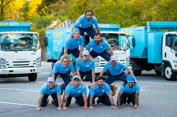 The Stand Up Guys Crew! - The Stand Up Guys Junk Removal Crew is here for our customers. We work as a unit to ensure all of our customers are happy with their service, get rid of all the junk cluttering up their homes and all in all live a better, happier, healthier life!