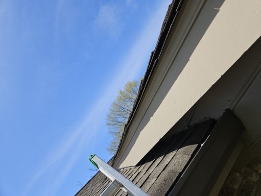 Gable Repair - This is a repair to a gable that was dry rotted. Gable Repair - This is a repair to a gable that was dry rotted.