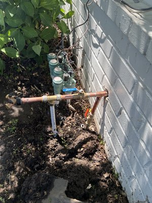 Main water valve replacement - The client called me because he wanted to replace the main water valve. Main water valve replacement - The client called me because he wanted to replace the main water valve.